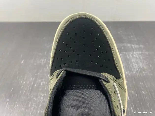 Bmlin shoes DM7866-002 X SP OG JORDAN OLIVE' TRAVIS SCOTT AIR 1 'BLACK LOW 0514